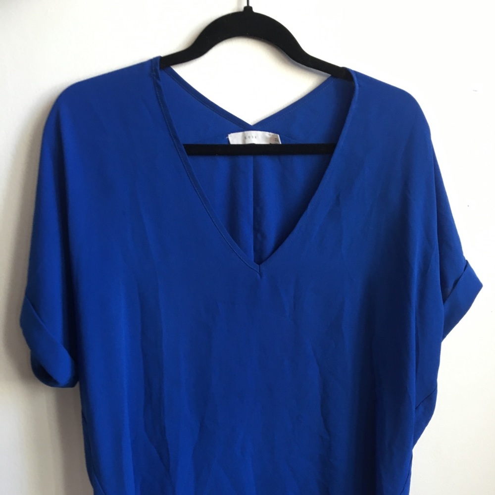 Blue LUSH blouse